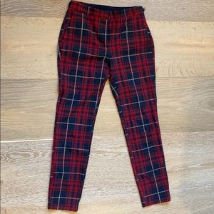 Zara plaid pants